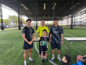 Newchapterfootballclub สอนฟุตบอลเด็กสนามนนทบุรี2